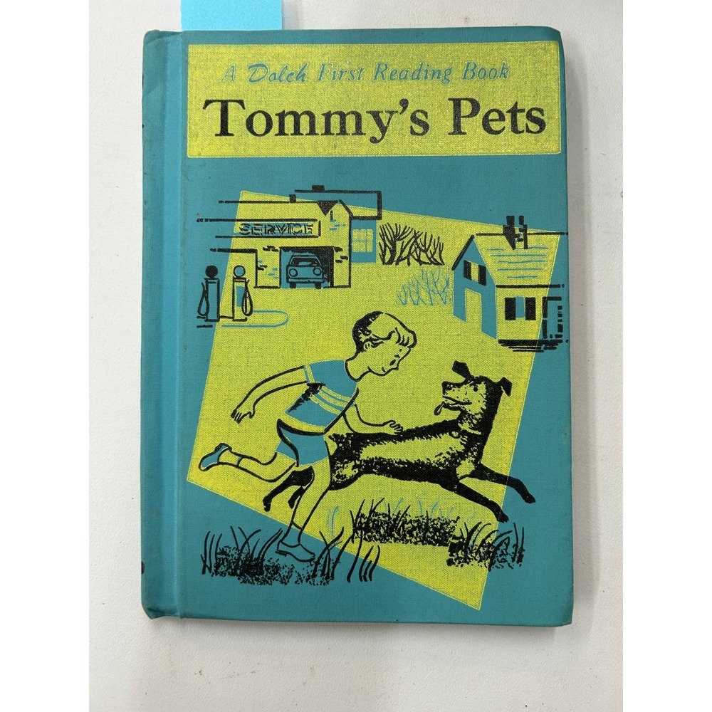 Tommy's‎ Pets Edward W. Dolch 1958 First Reading Book Illustrated Garrard